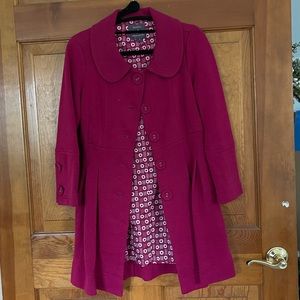 Pink 3/4 Sleeve Jacket - Sz S